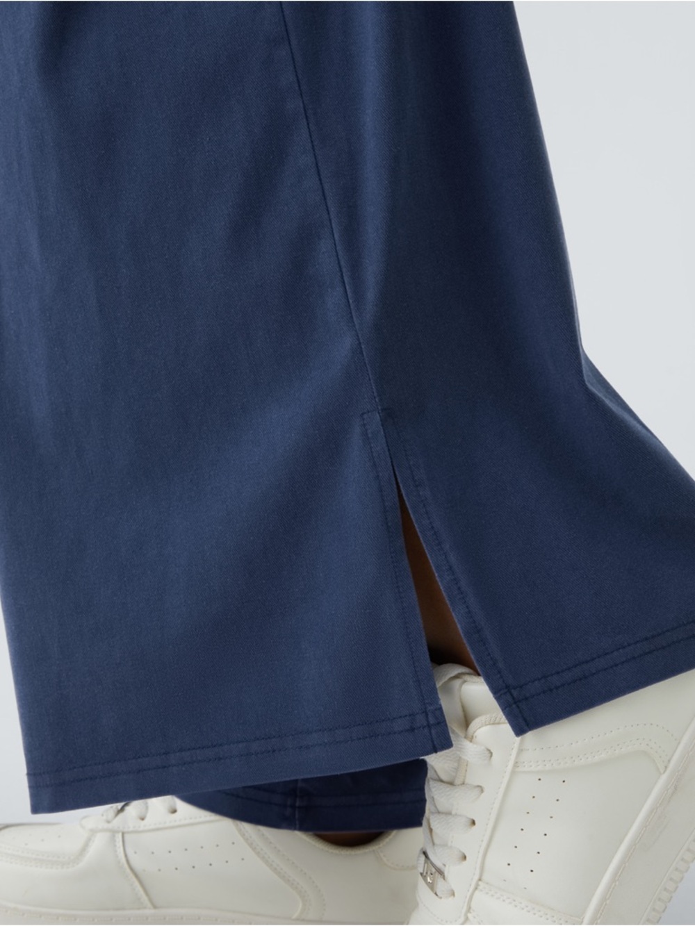 Halara High Waisted Pleated Wide Leg Pants Small Regular Blue Stretch NWOT - Picture 6 of 7